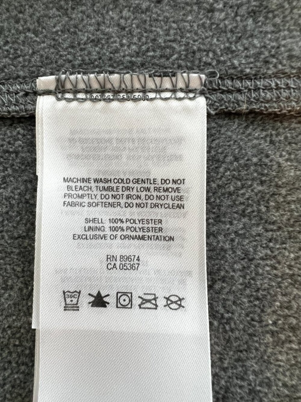 Mountain Hardware Fleece Jacket - Gray - Picture 5 of 6